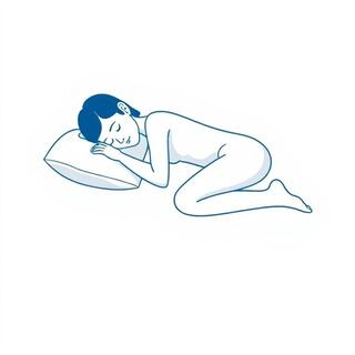 Side posture with ear–shoulder–hip in one line